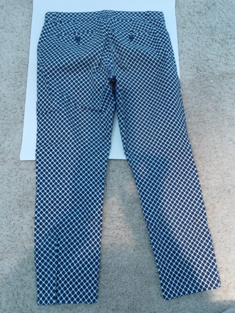 Womens Geometric Stretch Pants - Picture 2 of 2